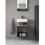 Szafka 44x35x64.5 cm podumywalkowa wisząca grafit QA4076R55490000 Duravit Qatego zdj.5