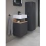 Szafka 44x35x64.5 cm podumywalkowa wisząca grafit QA4076R55490000 Duravit Qatego zdj.6