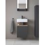 Szafka 44x35x64.5 cm podumywalkowa wisząca grafit QA4076R55490000 Duravit Qatego zdj.7