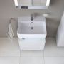 Szafka 59x47x59 cm podumywalkowa wisząca biały QA4393018180010 Duravit Qatego zdj.4