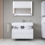 Szafka 99x47x59 cm podumywalkowa wisząca biały QA4395018180010 Duravit Qatego zdj.7