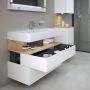 Szafka 99x47x59 cm podumywalkowa wisząca biały QA4395030220010 Duravit Qatego zdj.6