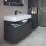 Szafka 99x47x59 cm podumywalkowa wisząca grafit QA4395049490010 Duravit Qatego zdj.6