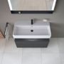 Szafka 99x47x59 cm podumywalkowa wisząca grafit QA4395049490010 Duravit Qatego zdj.7