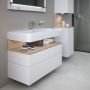 Szafka 99x47x59 cm podumywalkowa wisząca biały QA4395055180010 Duravit Qatego zdj.5