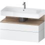 Szafka 99x47x59 cm podumywalkowa wisząca biały QA4395055180010 Duravit Qatego zdj.1