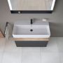 Szafka 99x47x59 cm podumywalkowa wisząca grafit QA4395055490010 Duravit Qatego zdj.3