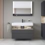 Szafka 99x47x59 cm podumywalkowa wisząca grafit QA4395055490010 Duravit Qatego zdj.6