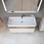 Szafka 119x47x59 cm podumywalkowa wisząca biały QA4396030220010 Duravit Qatego zdj.4