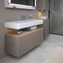 Szafka 119x47x59 cm podumywalkowa wisząca dąb QA4396030430010 Duravit Qatego zdj.7