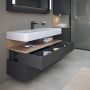 Szafka 119x47x59 cm podumywalkowa wisząca grafit QA4396055490010 Duravit Qatego zdj.5