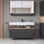 Szafka 119x47x59 cm podumywalkowa wisząca grafit QA4396055490010 Duravit Qatego zdj.7