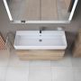 Szafka 119x47x59 cm podumywalkowa wisząca dąb QA4396055550010 Duravit Qatego zdj.5