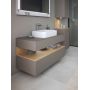 Szafka 120x55x60 cm podumywalkowa wisząca dąb QA4732030430010 Duravit Qatego zdj.5