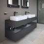 Szafka 160x55x60 cm podumywalkowa wisząca grafit QA4779049490010 Duravit Qatego zdj.6