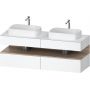 Szafka 160x55x60 cm podumywalkowa wisząca biały QA4779055180010 Duravit Qatego zdj.1