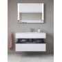 Umywalka z szafką 100 cm biała QA4786049180010 Duravit Qatego zdj.4