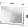 Lustro 100x75 cm QA7083049490000 Duravit Qatego zdj.2