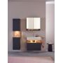 Szafka 80x15.5x75 cm z lustrem grafit QA7151049490000 Duravit Qatego zdj.3