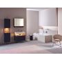 Szafka 80x15.5x75 cm z lustrem grafit QA7151049490000 Duravit Qatego zdj.4