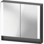 Szafka 80x15.5x75 cm z lustrem grafit QA7151049490000 Duravit Qatego zdj.1