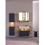 Szafka 80x15.5x75 cm z lustrem grafit QA7151049491000 Duravit Qatego zdj.5