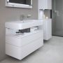 Szafka 99x47x59 cm podumywalkowa wisząca biały QA4395018180010 Duravit Qatego zdj.5