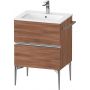 Szafka 61x47.7x59.1 cm podumywalkowa wisząca orzech-chrom SV4643010790000 Duravit Sivida zdj.1