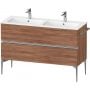 Szafka 128x47.7x59.1 cm podumywalkowa wisząca orzech-chrom SV4647010790000 Duravit Sivida zdj.1