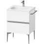 Szafka 61x47.7x59.2 cm podumywalkowa wisząca biała-chrom SV4650010180000 Duravit Sivida zdj.1