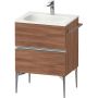 Szafka 61x47.7x59.2 cm podumywalkowa wisząca orzech-chrom SV4650010790000 Duravit Sivida zdj.1