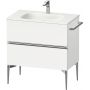 Szafka 81x47.7x59.2 cm podumywalkowa wisząca biała-chrom SV4651010180000 Duravit Sivida zdj.1