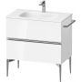 Szafka 81x47.7x59.2 cm podumywalkowa wisząca biała-chrom SV4651010220000 Duravit Sivida zdj.1