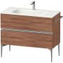 Szafka 101x47.7x59.2 cm podumywalkowa wisząca orzech-chrom SV4652010790000 Duravit Sivida zdj.1