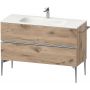 Szafka 121x47.7x59.2 cm podumywalkowa wisząca dąb-chrom SV4653010550000 Duravit Sivida zdj.1