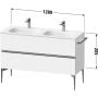 Szafka 128x47.7x59.2 cm podumywalkowa wisząca orzech-chrom SV4654010790000 Duravit Sivida zdj.2