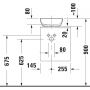 Szafka 40x32.5x44 cm podumywalkowa wisząca biała-chrom SV4656L10180000 Duravit Sivida zdj.3