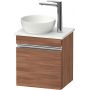 Szafka 40x32.5x44 cm podumywalkowa wisząca orzech-chrom SV4656R10790000 Duravit Sivida zdj.1