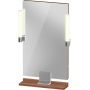 Lustro 45x65 cm prostokątne z oświetleniem chrom-drewno SV7420010790000 Duravit Sivida zdj.1