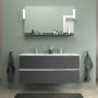 Lustro 125x65 cm prostokątne z oświetleniem chrom-grafit SV7424010490000 Duravit Sivida zdj.5