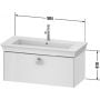 Szafka wisząca podumywalkowa 98.4x45.8 cm WT425208585 Duravit White Tulip zdj.2