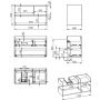 Szafka wisząca podumywalkowa 100x45.8 cm 169010 Elita Split zdj.2