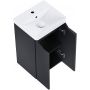 Umywalka z szafką 40.8 cm czarną RE020400207160 Elita Helo zdj.3