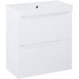 Umywalka z szafką 60.8 cm białą RE020600205290 Elita Helo zdj.1