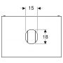 Szafka z blatem 90x51x23.5 cm podumywalkowa wisząca dąb 501169001 Geberit Variform zdj.3