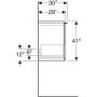 Szafka wisząca podumywalkowa 52x30.7 cm 502302011 Geberit iCon zdj.4