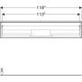 Szafka wisząca podumywalkowa 118.4x47.6 cm 502313012 Geberit iCon zdj.3