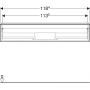 Szafka wisząca podumywalkowa 118.4x47.6 cm 502313JR1 Geberit iCon zdj.3