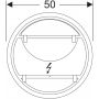 Lustro 50x50 cm okrągłe z oświetleniem 502796001 Geberit Option Round zdj.3