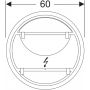 Lustro 60x60 cm okrągłe z oświetleniem 502797001 Geberit Option Round zdj.2